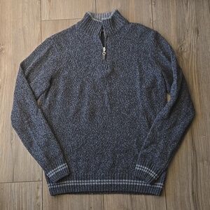 Daniele Blasi Wool Blend Quarter Zip Sweater